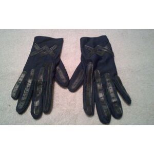 Vintage size 8‎ 1/2" Blue Nylon Spandex Gloves